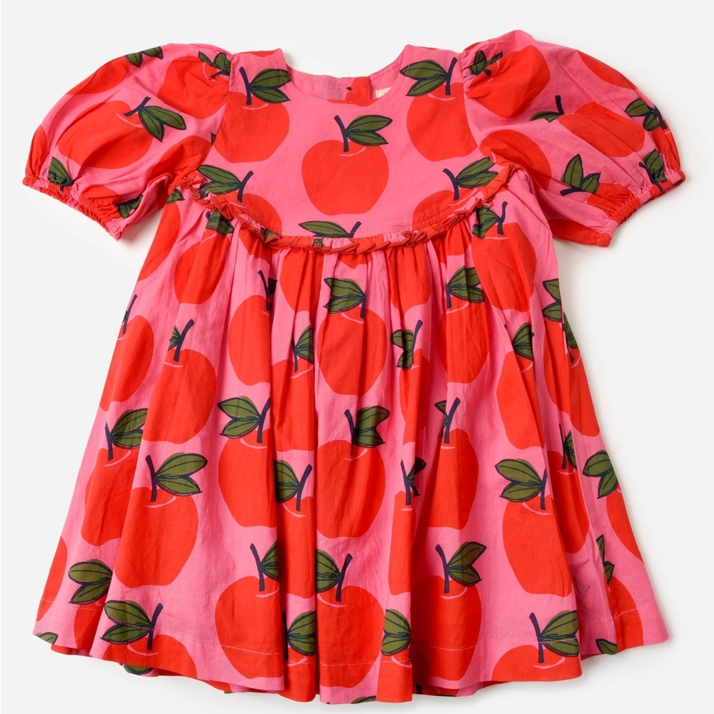 PINK CHICKEN NEW YORK Pink Apples Rowan‎ Dress Size 4T